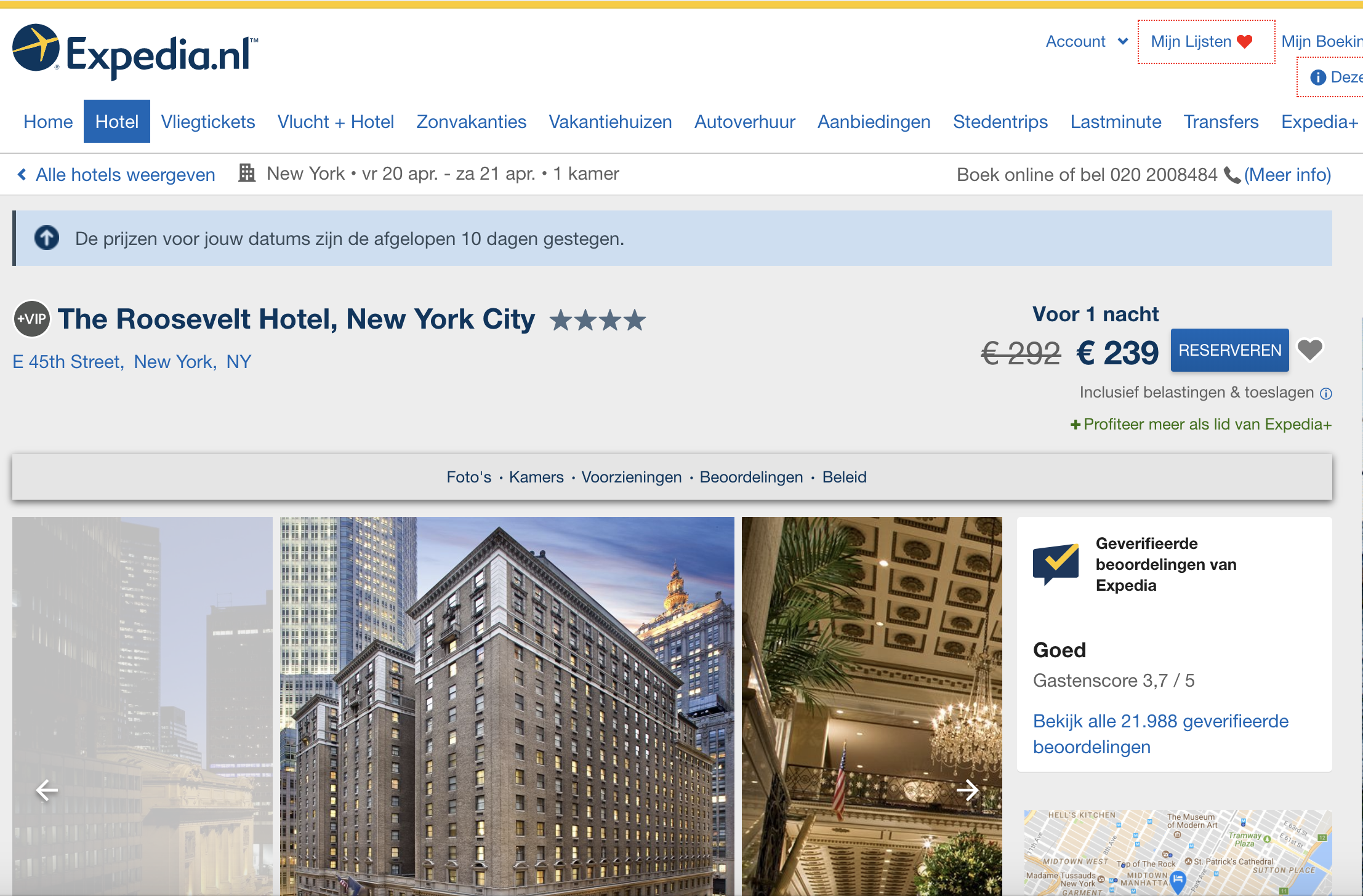 hotel selectie - Expedia