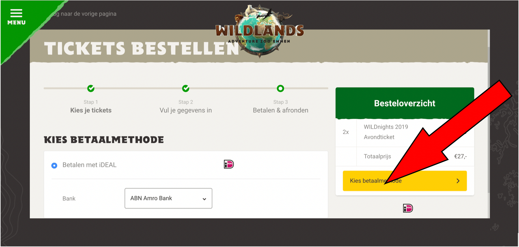 Betaalmethode korting verwerken